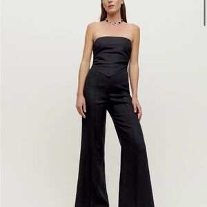 Reformation Silvie Linen Pant